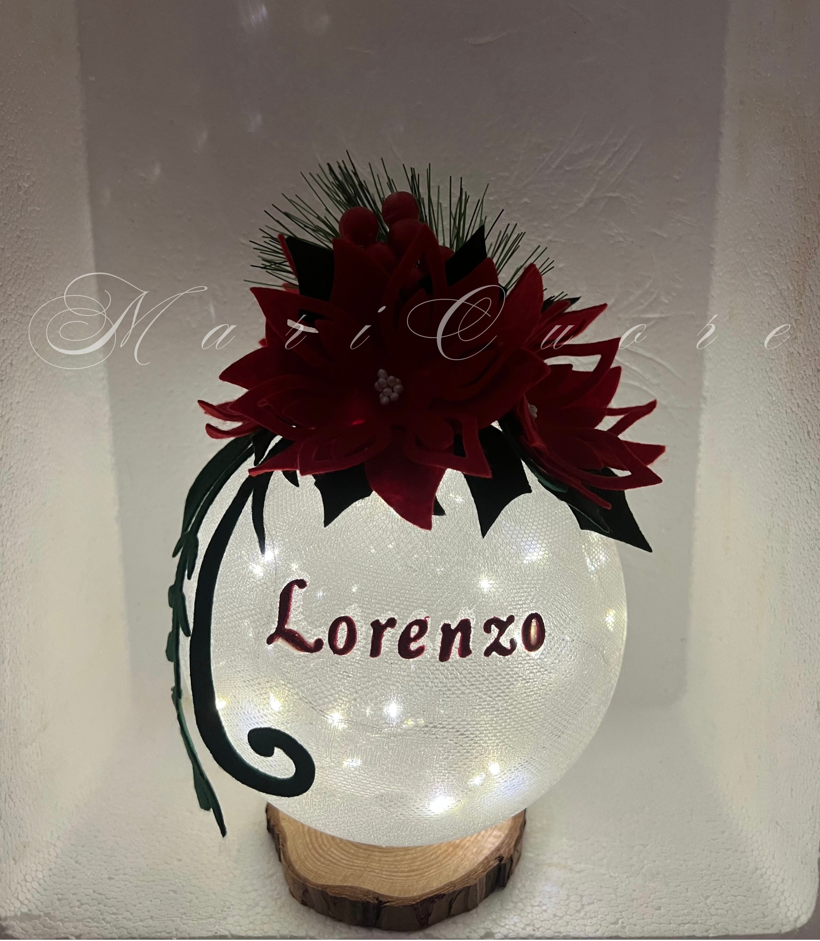 Palla di Natale luminosa