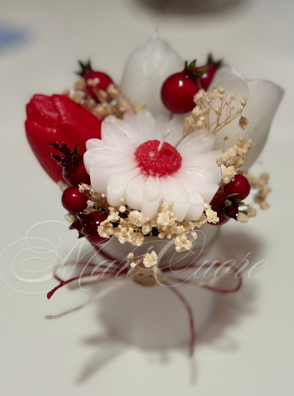 Piccolo bouquet di candele profumato