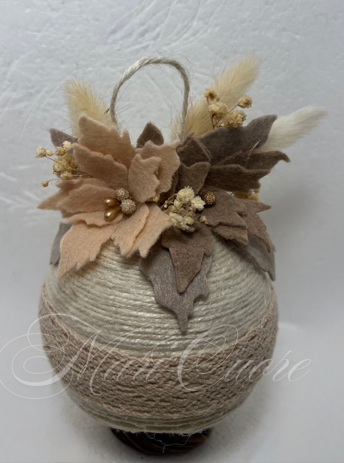 Pallina di Natale stile shabby
