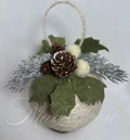 Pallina di Natale stile shabby