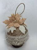 Pallina di Natale stile shabby