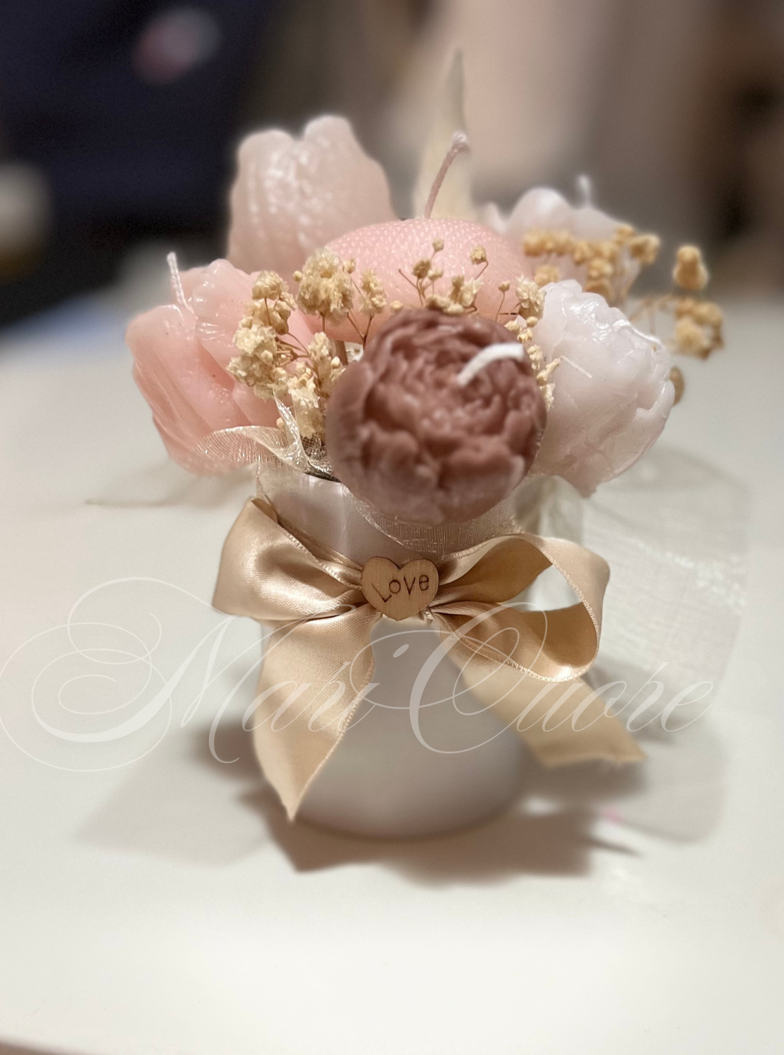 Piccolo bouquet di candele profumato