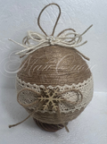Pallina di Natale stile shabby